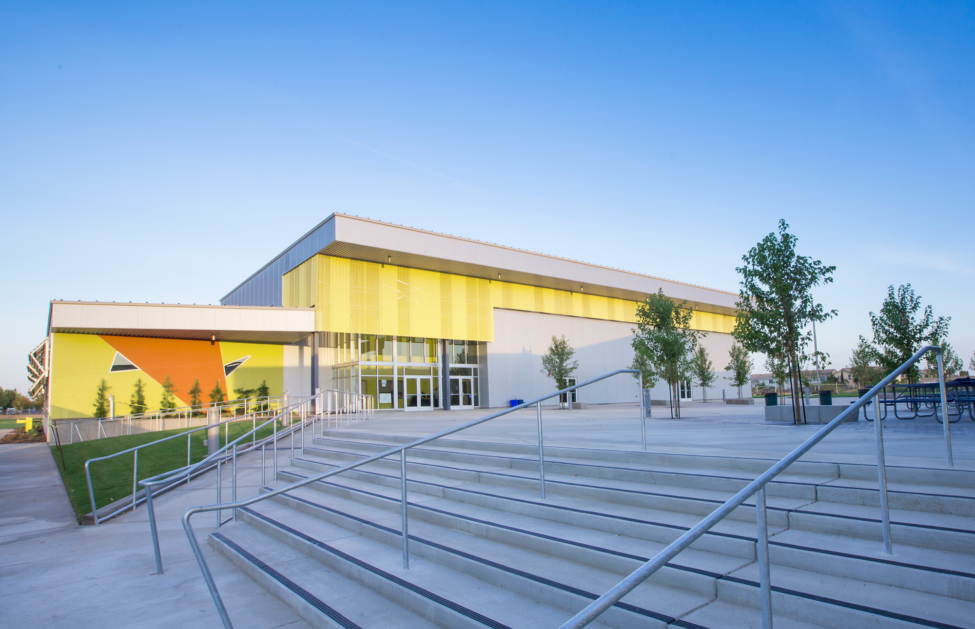 Twin Rivers Charter School external view of building